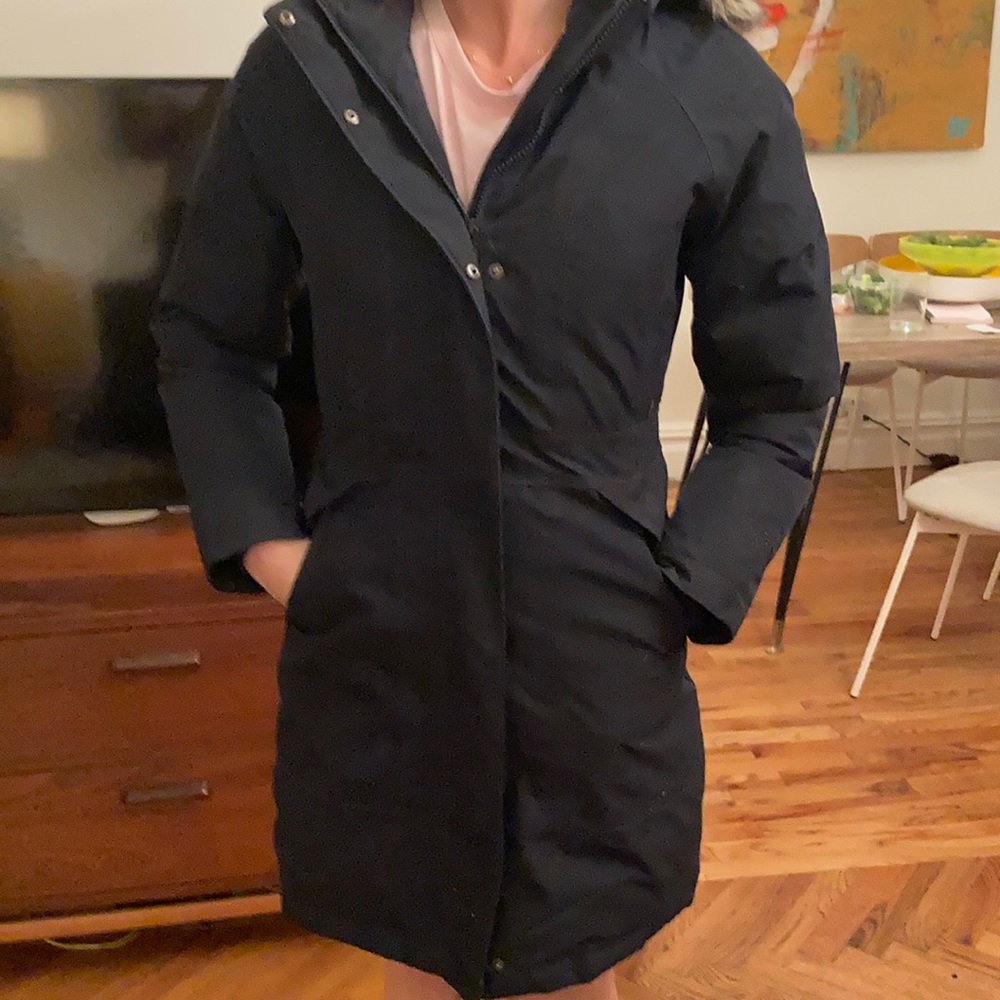 The North Face Navy Parker and Puffer